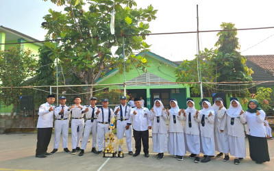 Paskibra MtsN 1 Serang berprestasi